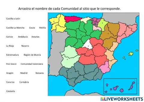 Comunidades Autónomas de España