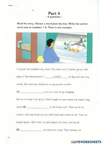 Reading comprehension