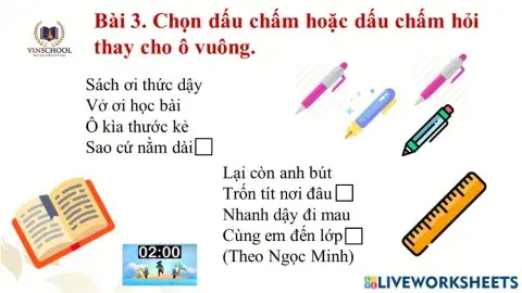 Từ ngữ chỉ đặc điểm. Câu nêu đặc điểm. Dấu chấm- dấu chấm hỏi