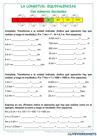 Medidas longitud-decimales