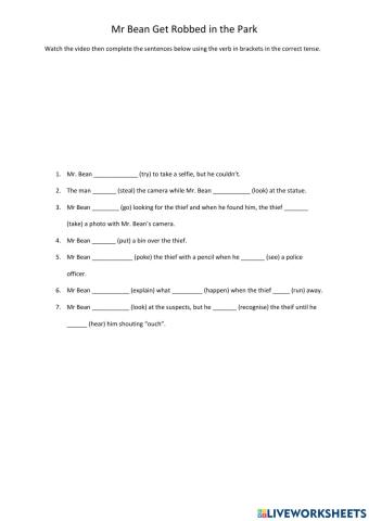 Mr. Bean Gets Robbed