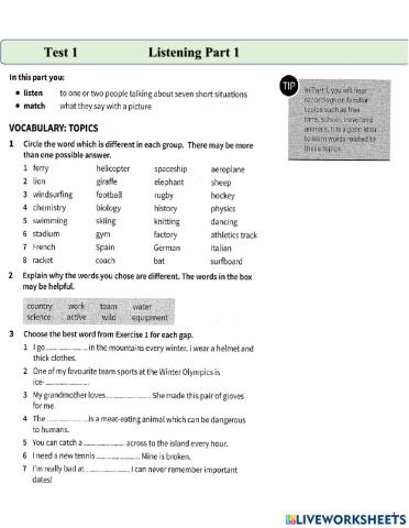 Trainer pet- test 1-part 1