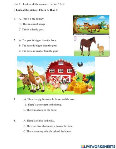 Grade 4 - Unit 11 - Lessons 5 and 6