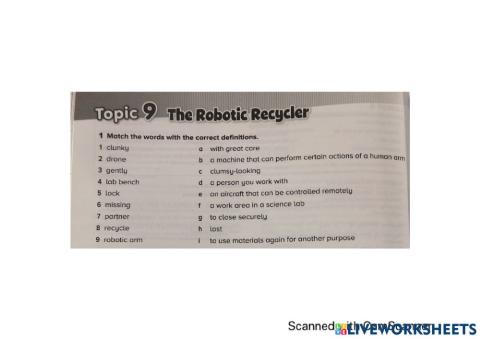 The Robotic Recycler