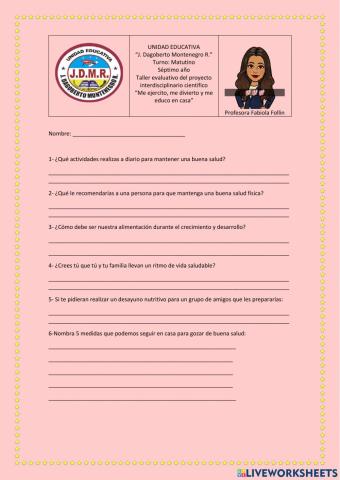 Taller de ciencias naturales