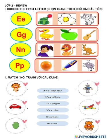 Grade 2 - REVIEW Phonics and Unit 1