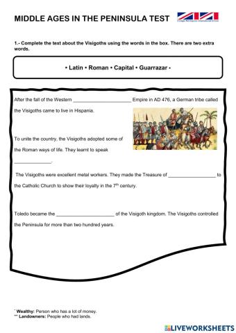 Middle Ages in Spain - AD