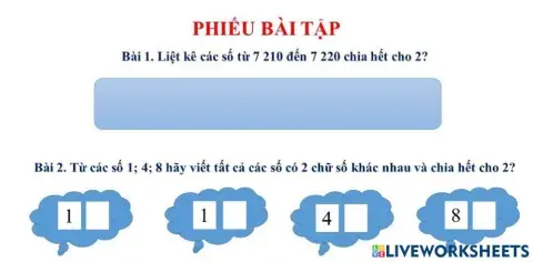 Dấu hiệu chia hết cho 2- 5