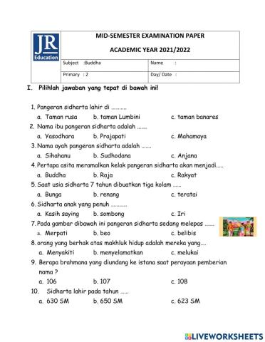 Mid semester Buddha P2