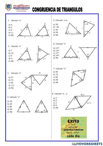 Congruencia de ytriangulos