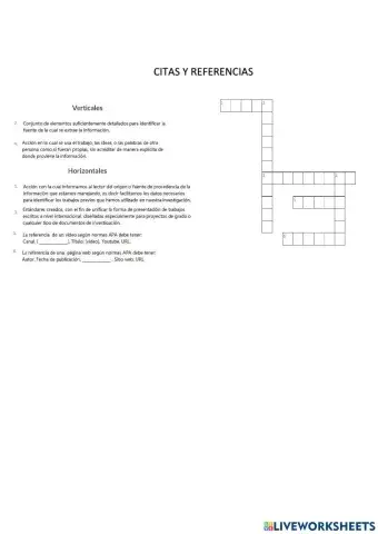 Citas y referencias