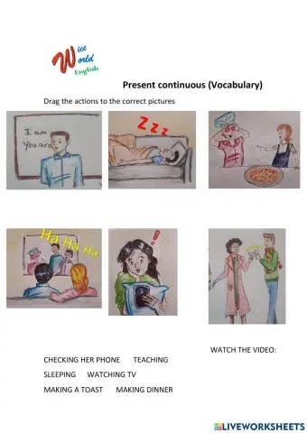 Present Continuous: Wh-questions