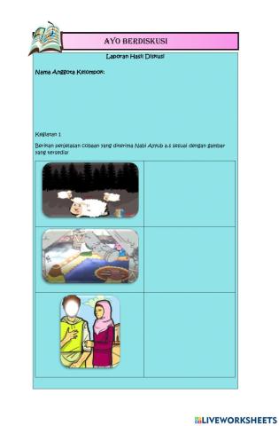 LKPD Kisah Keteladanan Nabi Ayyub a.s