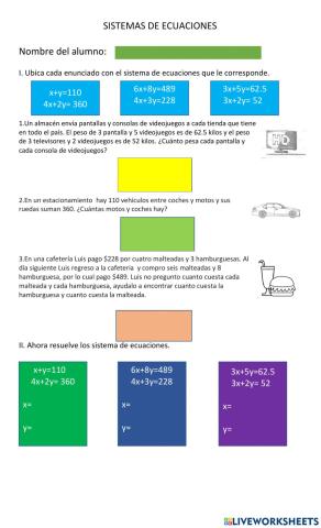 Sistema de ecuaciones