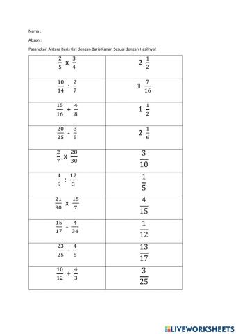 Latihan Soal Matematika