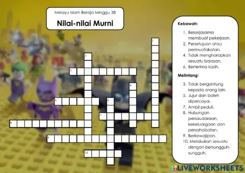 Nila-nilai Murni Tahun 4