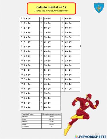 12. Cálculo mental