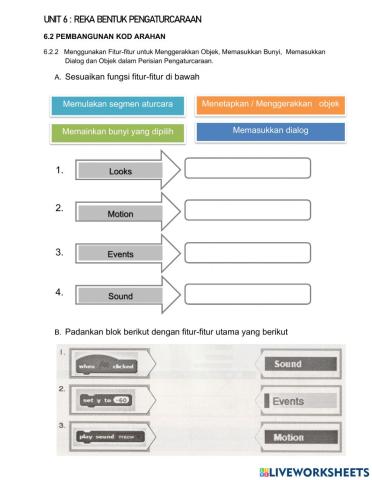 6.2 pembangunan kod arahan