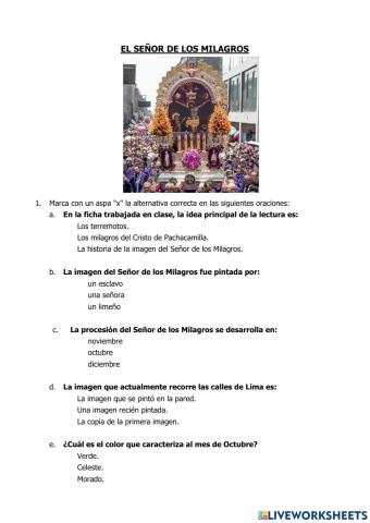 El señor de los milagros