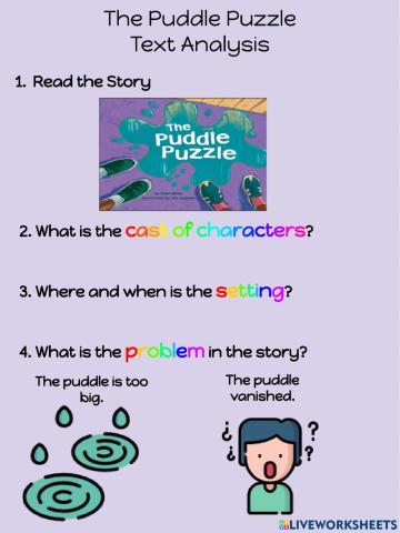 The Puddle Puzzle