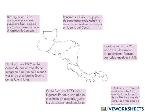 América Central: 1960-1969