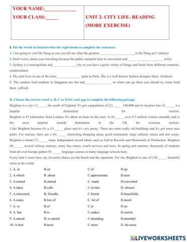 English 9 unit 2- reading