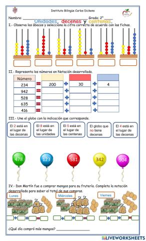 Notación desarrollada
