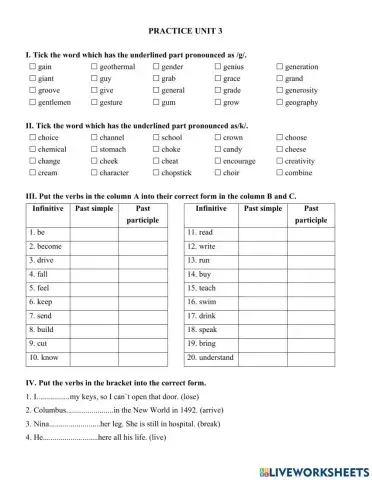 Present perfect & Past simple