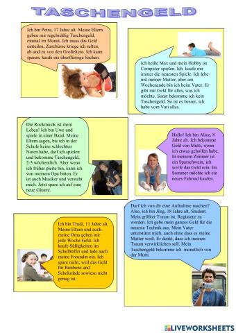 Taschengels Leseverstehen