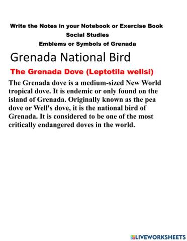 Symbols of Grenada