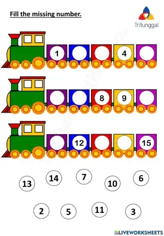 Missing Numbers (1-15)