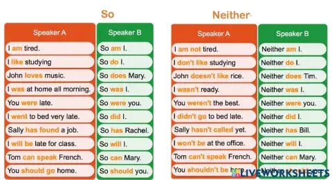 Think 2 - unit 7 - grammar - so neither-nor
