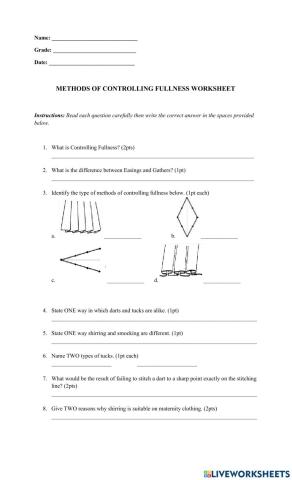 Controlling Fullness