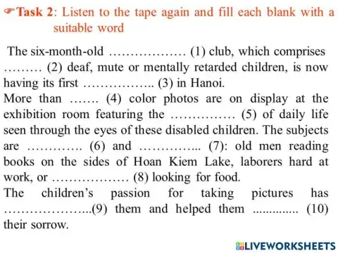 Unit 4. English 10. Listening. Task 2