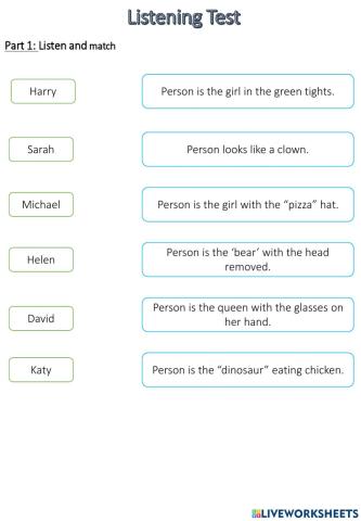 Listening Practice (Mon-18-10)