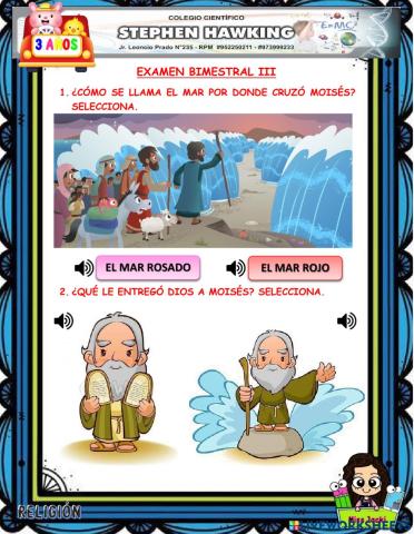 Examen bimestral iii