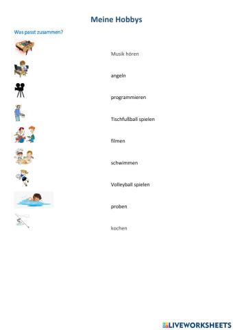 Meine Hobbys