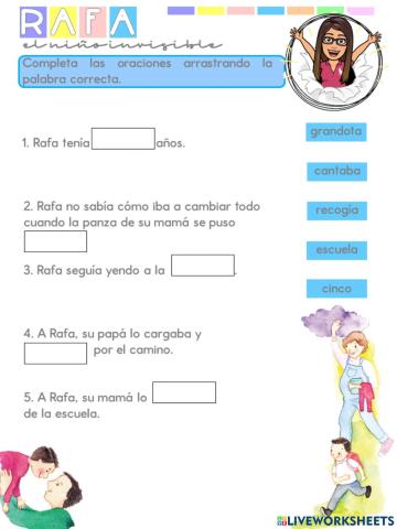 Rafa, el niño invisible.