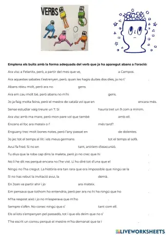 Verbs deduïbles pel context