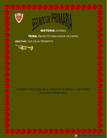 Cartel del medio ambiente