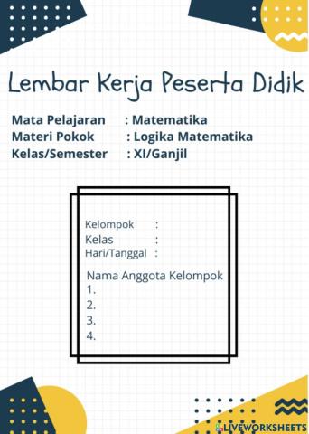 LKPD Logika Matematika - 1