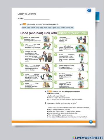 Form 2-Listening-Lesson 69
