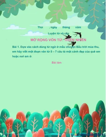 MRVT Thiên nhiên tuần 9