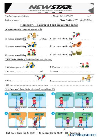 3A10-Lesson 7- I can see a small robot