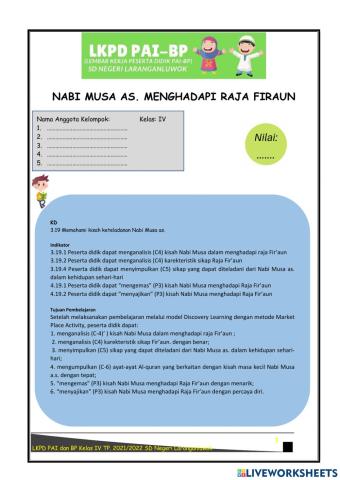 Kisah Nabi Musa dan Raja Firaun