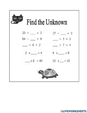Find the Unknown