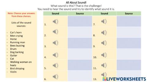 Sound