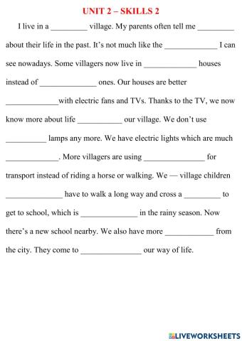 Life in the countryside