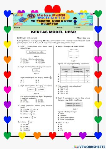 Kertas model upsr (1)