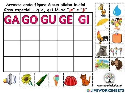Jogo interativo – sílabas – ga-go-gu – ge-gi
